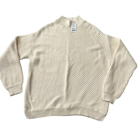NWT Marine Layer Skylar Turtleneck Ivory Sweater - Picture 6 of 9